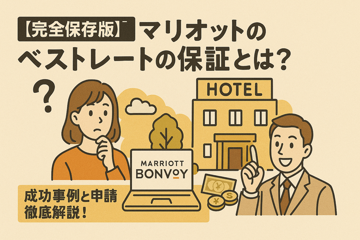 【完全保存版】マリオットのベストレート保証とは？成功事例と申請手順を徹底解説！