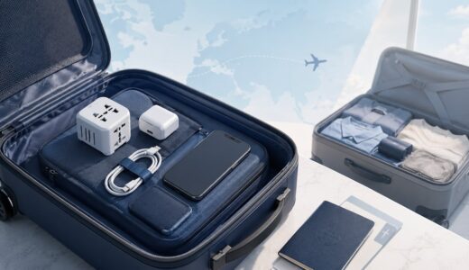 変換プラグは機内持ち込み？預け荷物？国際線でも迷わない充電まわりの正解【2026年最新】