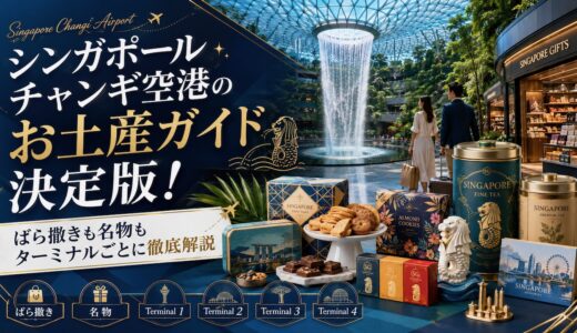 【最新2026年】シンガポール チャンギ空港のお土産ガイド決定版！ばら撒きも名物もターミナルごとに徹底解説