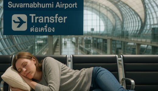 【タイ・バンコク】スワンナプーム空港で快適仮眠！ 女性も安心な有料・無料の休息スポット