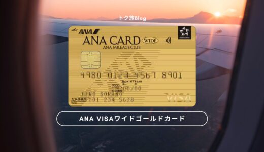 ANA VISAワイドゴールドカードでマイルを貯める！一般とワイドカードとの違いと比較、元を取る決済額の解説