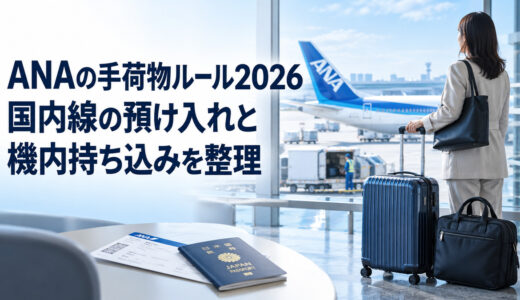 ANAの手荷物ルール2026｜国内線の預け入れと機内持ち込みを整理