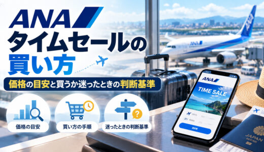 ANAタイムセールの買い方｜価格の目安と買うか迷ったときの判断基準