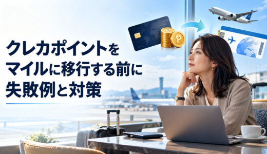 クレジットカードのポイントをマイルに移行する前に｜失敗例と対策
